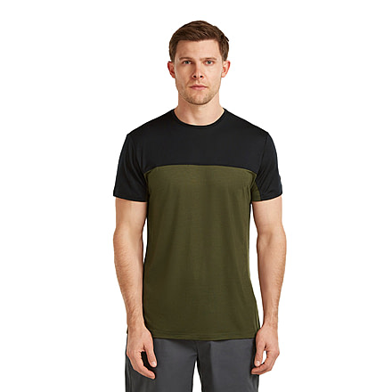 Icebreaker Merino Blend 125 Cool-Lite Sphere Short Sleeve T-Shirt Colour Block - Mens