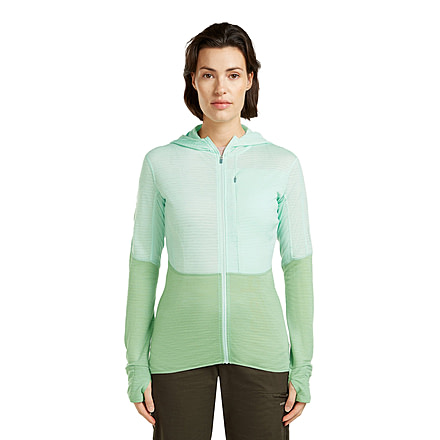 Icebreaker Merino Blend 200 RealFleece Descender Long Sleeve Zip Hoodie - Womens