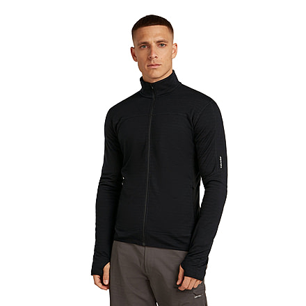 Icebreaker Merino Blend 300 RealFleece Descender Long Sleeve Zip Jacket - Mens, IB0A57QG001XL