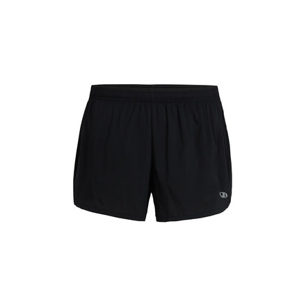 Icebreaker Impulse Running Shorts, Womens, Black, Extra Large, 104618001XL