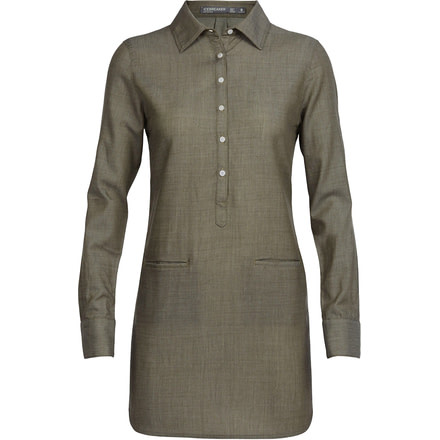 Icebreaker Kala Dress - Women's-Kona/Snow-Medium