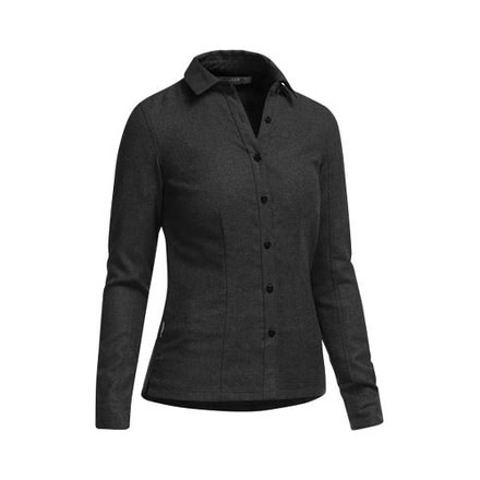 Laurel Long Sleeve Shirt - Womens-Jet Heather-X-Small
