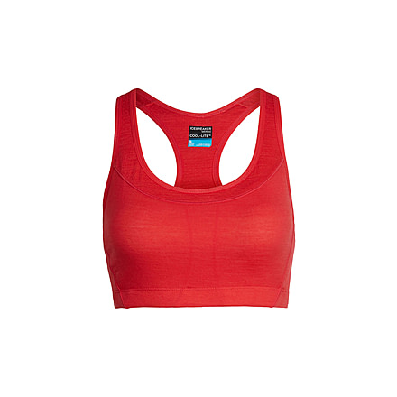 Icebreaker Meld Zone Sport Bra - Womens, Ember, Medium, 104075603M