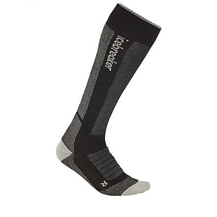 Icebreaker Men Merino Ski+ Medium OTC, Black/Ether/Graphite, L, IB0A573P09YL
