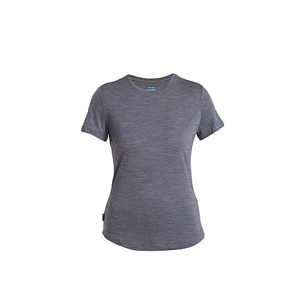 Icebreaker Merino 125 Cool-Lite Sphere III SS Tee - Womens, Midnight Navy Heather, Extra Small, IB0A56ZO440XS