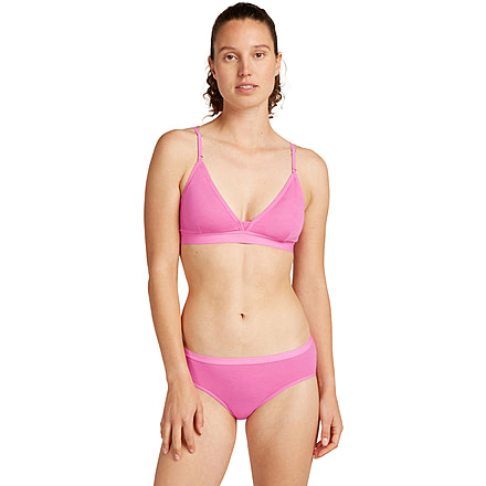 Icebreaker Merino 150 Siren Bra w/ Inserts - Womens, Pop, Extra Small, IB1047080A8XS