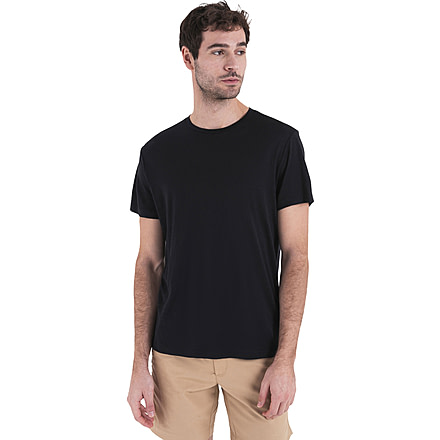 Icebreaker Merino 150 Tech Lite SS T-Shirt - Mens, Black, Small, IB0A56WL001S