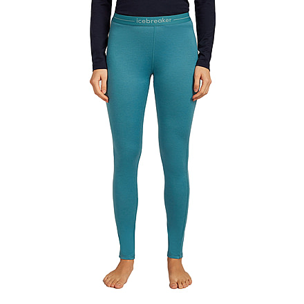 Icebreaker Merino 200 Oasis Leggings - Womens, Topaz, Small, IB1043830GQS