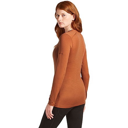 Icebreaker Merino 200 Oasis LS Crewe - Women's, Dusty Clay, Extra Large, IB1043750B0XL