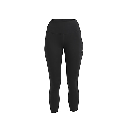 Icebreaker Merino 260 Fastray II 25in High Rise Tights - Womens, Black, Large, IB0A56XI001L