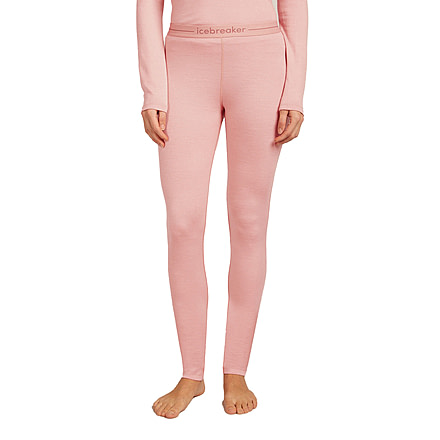 Icebreaker Merino 260 Tech Leggings - Womens, Blush, Medium, IB1043920GUM