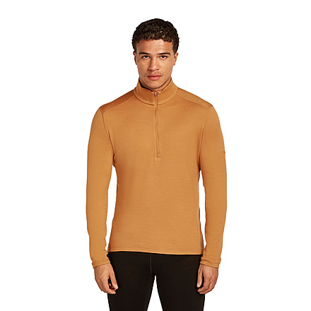 Icebreaker Merino 260 Tech Long Sleeve Half Zip Thermal Top - Mens, Trail, Extra Large, IBB043720GRXL