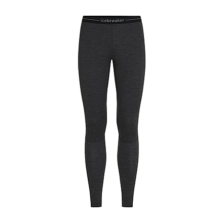 Icebreaker Merino 260 ZoneKnit Leggings - Mens, Jet HTHR, Extra Large, IB0A56HG011XL