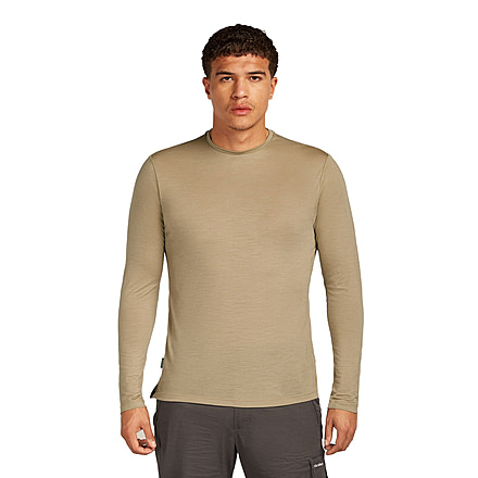 Icebreaker Merino Blend 125 Cool-Lite Sphere Long Sleeve Tee - Mens, Flagstone, Large, IB0A56ZL0GXL