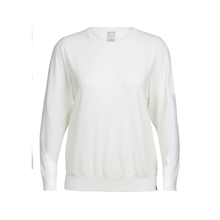 Icebreaker Mira Long Sleeve Crewe - Women's, Snow, Medium, 104178101M