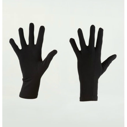 Icebreaker Oasis Glove Liner, Black, Large, IBIBM207001L
