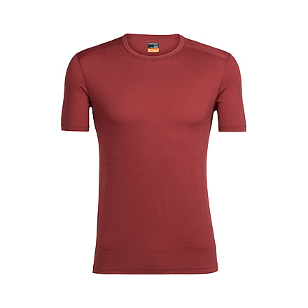 Icebreaker Oasis Short Sleeve Crewe, Vintage Red, M, 100475603M