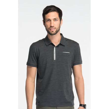 Icebreaker Outdoor Lite Crew Sock Clearance - Men's-Oil/Silver/Black-Small