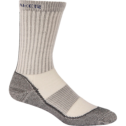 Icebreaker Outdoor Lite Crew Sock - Women's-2 PAIR Silver/Horizon/Oil-Large