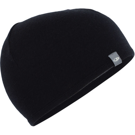 Icebreaker Pocket Hat - Unisex-Black/Gritstone Heather-One Size
