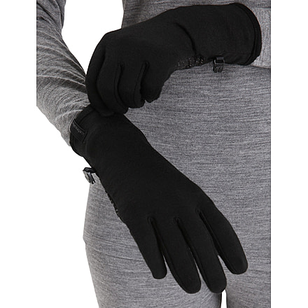 Icebreaker Quantum Gloves, Black, Large, IB104828001L