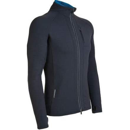 Icebreaker Quantum Hood Jacket - Men's-Panther-Medium