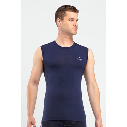 Icebreaker Relay Tank - Men's-Admiral/Harvest-Small