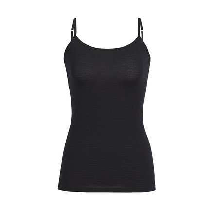 Icebreaker Siren Cami Singlet - Women's, Black, Extra Small, IB103193001XS