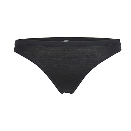 Icebreaker Merino Siren Thong - Women's, Black, Extra Small, IB103027001XS