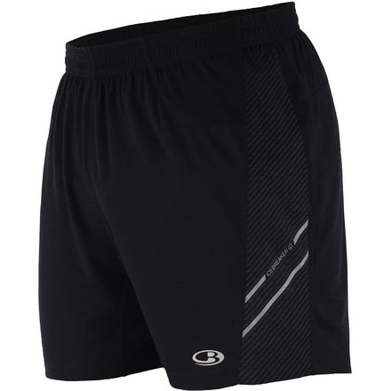 Icebreaker Sonic 5 Inch Short - Men's-Black-Small