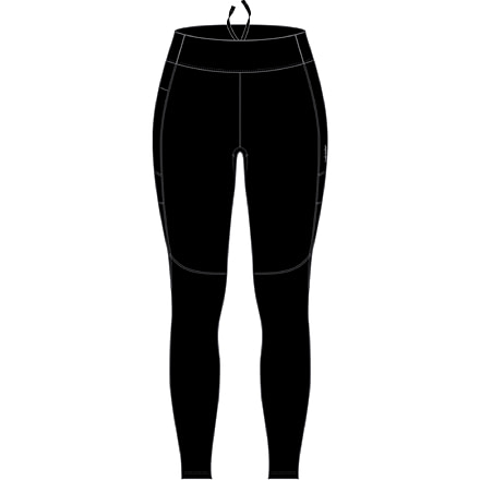 Icebreaker Speed Winter Tights - Women's, Black, Extra Small, IB0A56UU001XS