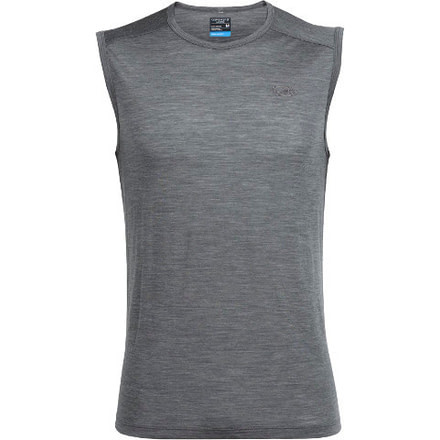 Icebreaker Sphere Tank Top - Men's -Gritstone Heather-X-Large