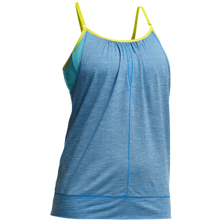 Icebreaker Spirit Tank - Women's-Force/Aquamarine/Fuse-X-Small