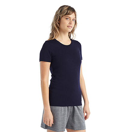 Icebreaker Tech Lite II Short Sleeve T-Shirt - Womens, Midnight Navy, Small, IB0A59J9401S