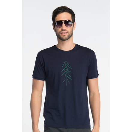 Icebreaker Tech Short Sleeve V Chrysanthemum Clearance - Women's-Sable-Medium