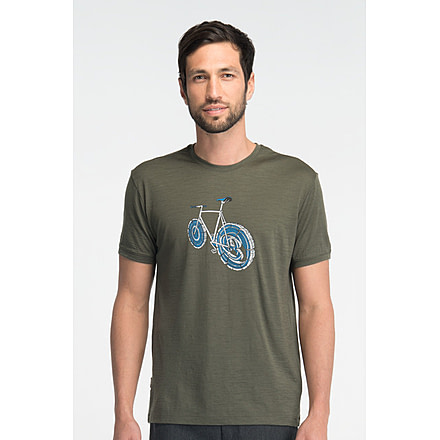 Icebreaker Tech T Lite Short Sleeve Logbike Clearance - Men's-Cargo-X-Large