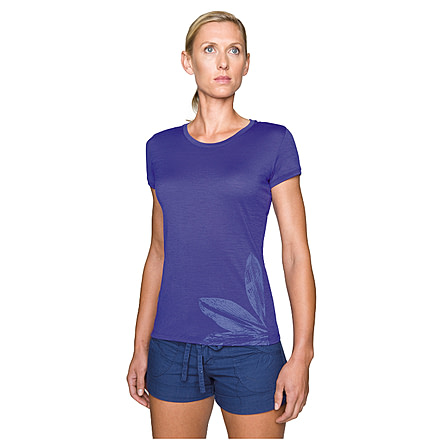 Icebreaker Tech T Lite Short Sleeve Petal - Women's-Mystic-Large