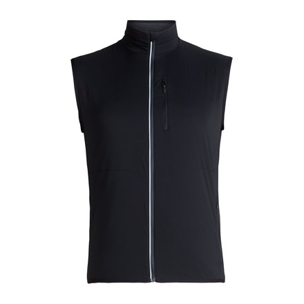 Icebreaker Tech Trainer Hybrid Vest, Black/Jet Hthr, 2XL, 104296-001-XXL