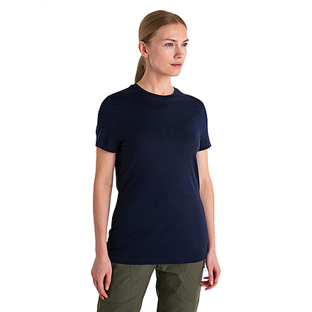 Icebreaker Women Merino 150 Tech Lite SS Tee, Midnight Navy, M, IB0A56Y8401M