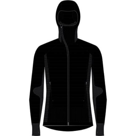 Icebreaker ZoneKnit Explore Long Sleeve Zip Hoodie - Men's, Black, 2XL, IB0A56SC001XXL