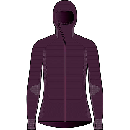 Icebreaker ZoneKnit Explore Long Sleeve Zip Hoodie - Women's, Nightshade, Small, IB0A56SD853S