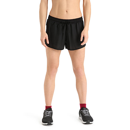 Icebreaker ZoneKnit Merino 3in Shorts Mens, Black, Medium, IB0A56KW001M