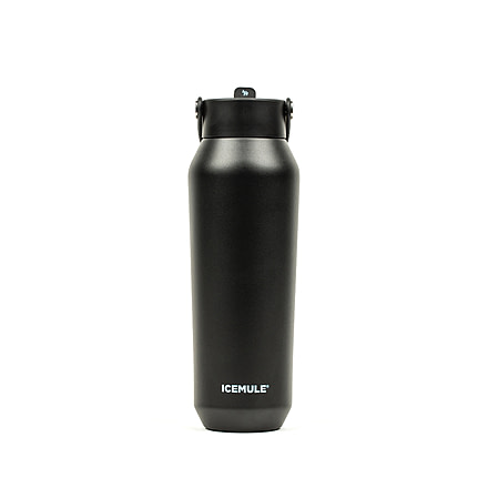 IceMule Coolers Sports Bottle, 32oz, Black, 1423-BK