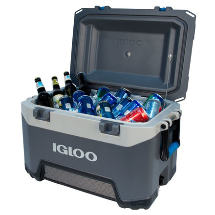 Igloo Bmx Cooler, 52 Qt, Carbonite/Gray 00049783