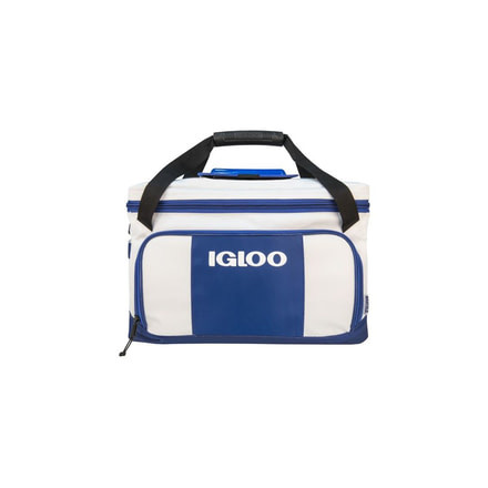 Igloo Marine Ultra Cooler/Coast Bag, 46-Can, White/Navy, 00062907