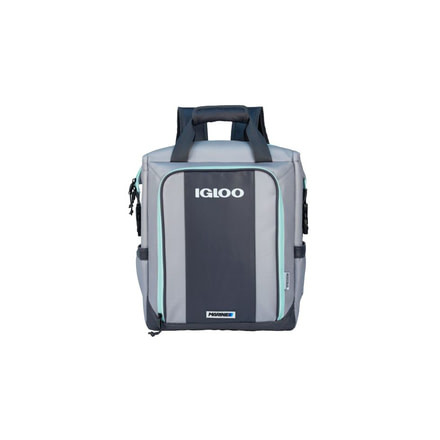 Igloo Marine Ultra Switch Convertible Cooler Bag Backpack, 28-Can, Gray/Seafoam, 00062901