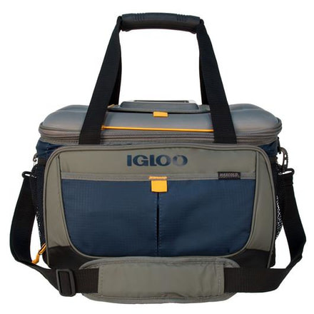 Igloo Outdoorsman Collapsible Cooler Bag, 50-Can, Slate Blue/Tan 00063047