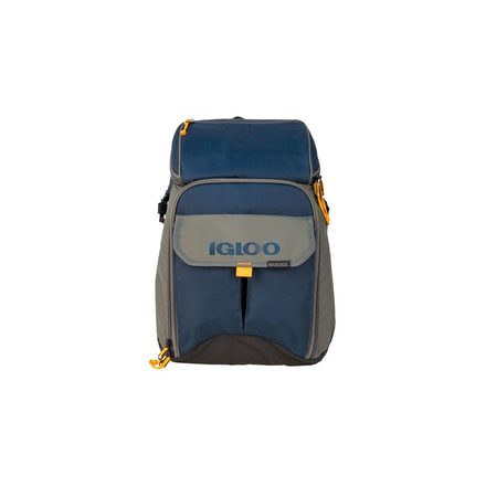 Igloo Outdoorsman Cooler Bag, Gizmo Backpack, 32-Can, Slate Blue/Tan, 00063035