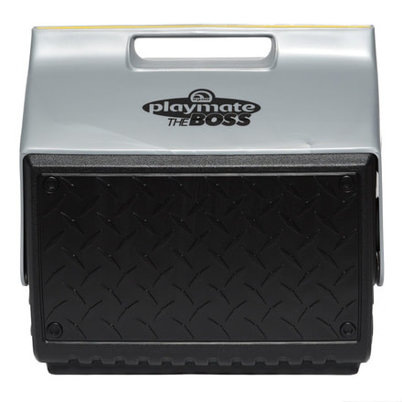 Igloo Playmate The Boss Cooler, 14 Qt, Black/Silver 00043581