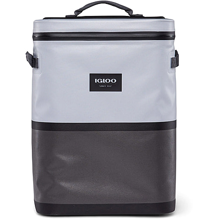 Igloo Reactor Lid Backpack 24 Cooler, Gray, 00065586